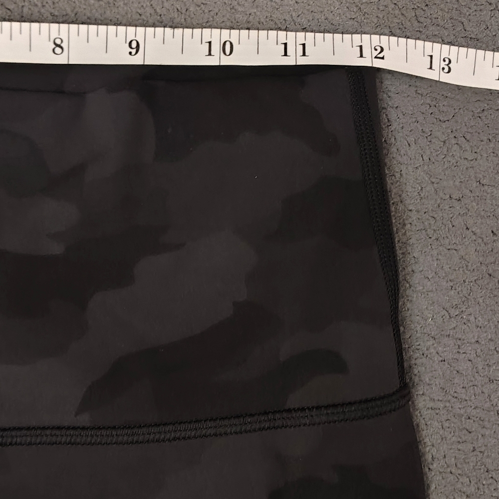 Lululemon Wunder Under High-Rise Crop 31" Full On Luxtreme Leggings Black Camo 6 - Picture 4 of 7